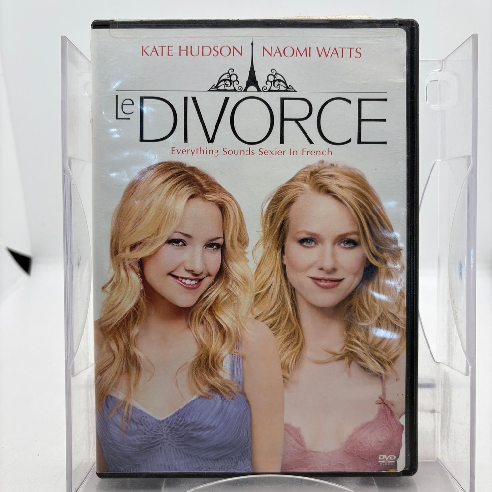 Le Divorce DVD 2003 Kate Hudson Naomi Watts Widescreen Full Screen Rom-Com